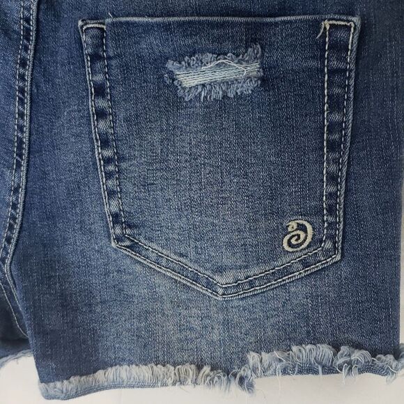 Indigo Rein Women's 26 Cutoff Jeans Shorts - Picture 8 of 10